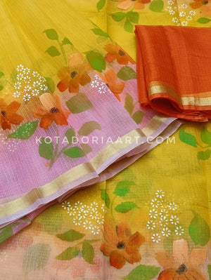 Hand Painted Sarees